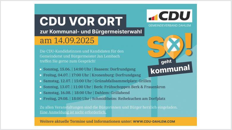 CDU vor Ort