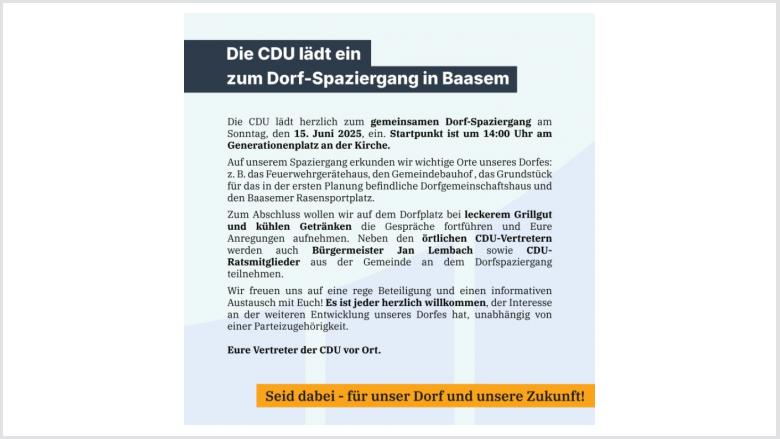Dorfspaziergang Baasem 2