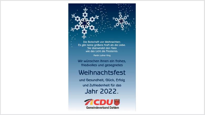 Frohe Weihnachten